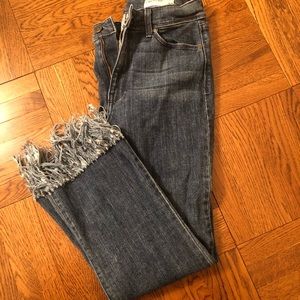 Pistola Fringe Straight Leg Denim